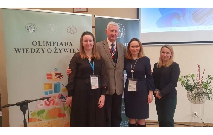 Uczennica ZSEG w Cieszynie została LAUREATKĄ OLIMPIADY WIEDZY O ŻYWIENIU 