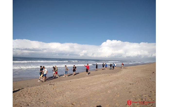 ZST w Ustroniu  z wizytą w Portugalii - na plaży