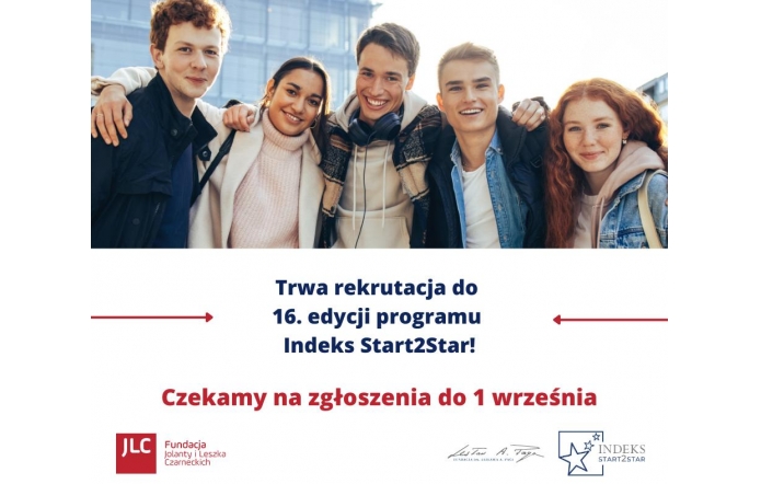 Indeks Start2Star - stypendium dla maturzystów 