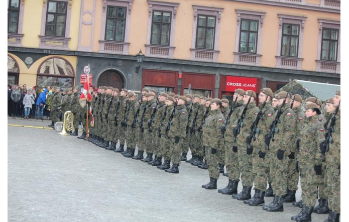 Odbyła się  przysięga wojskowa w 13. Śląskiej Brygadzie Obrony Terytorialnej - Portal Powiatu Cieszyńskiego