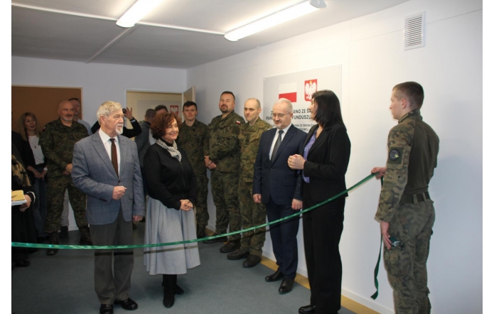 Otwarcie  Wirtualnej Strzelnicy w Zespole Szkół im. Władysława Szybińskiego w Cieszynie