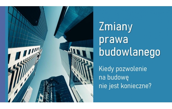 Zmiany prawa budowlanego