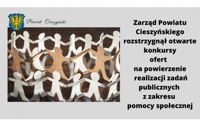 Rozstrzygnięcie otwartych konkursów ofert z zakresu pomocy społecznej