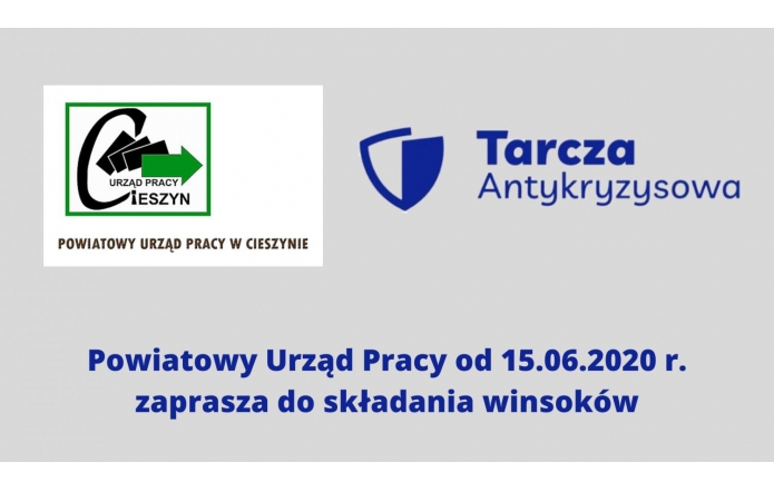 Powiatowy Urząd Pracy od 15.06.2020 r.  zaprasza do składania winsoków 