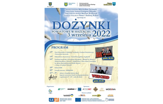 Dożynki Powiatowe w Hażlachu