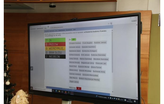 Rada Powiatu przyjęła budżet na rok 2023!