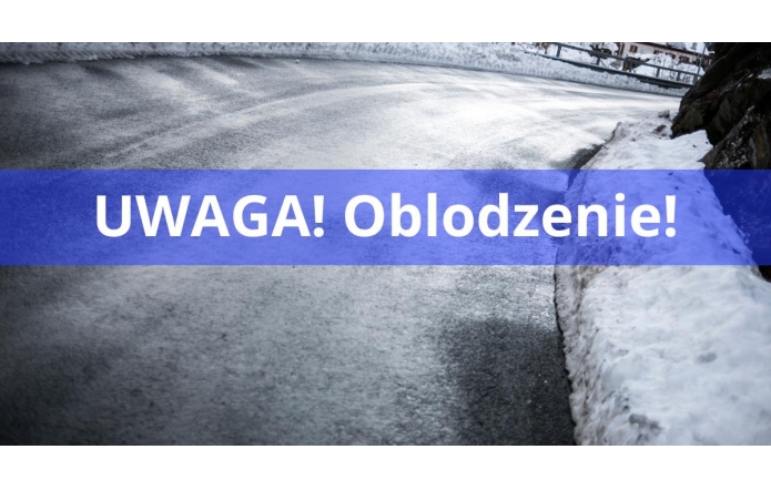 Uwaga! Oblodzenie!