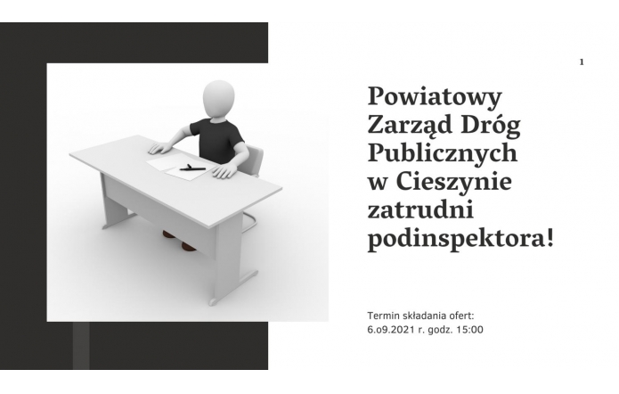 powiatowy-zarzad-drog-publicznych-w-cieszynie-zatrudni-podinspektora