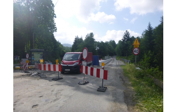 Obiekt mostowy nad rzeką Wisła w ciągu ul. Czarne w Wiśle – wyłączenie  z ruchu od dnia 24 czerwca 2019r.