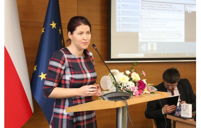 Kamila Ptaszyńska-Matloch – gościem Rady Powiatu Cieszyńskiego 