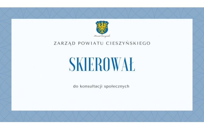 Rozpoczynają się konsultacje społeczne 