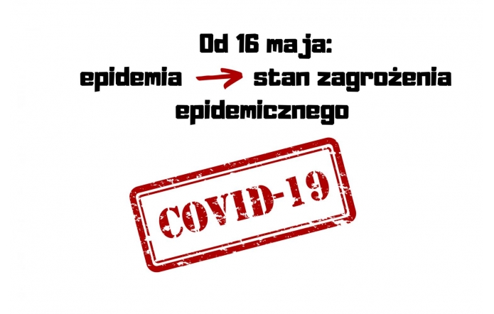 od-16-maja-epidemia-stan-zagrozenia-epidemicznego